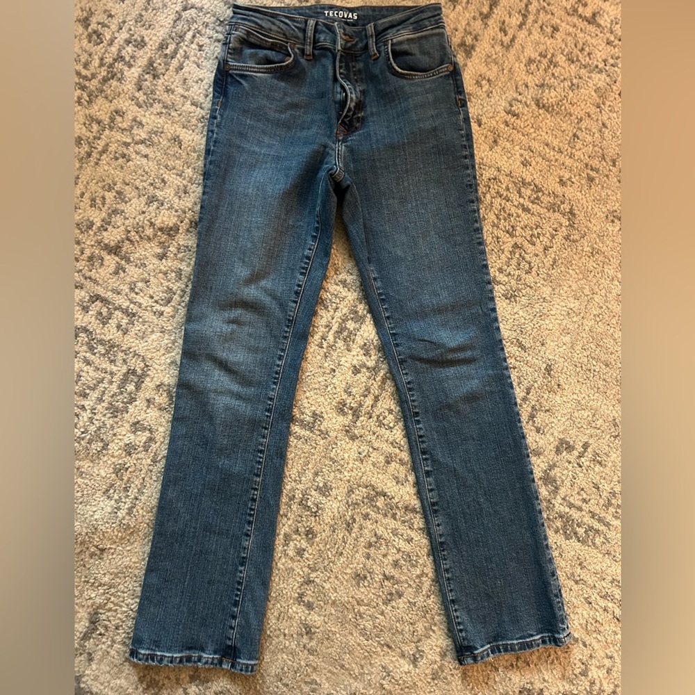 Tecovas Women's Straight Leg Jeans - Dark Blue